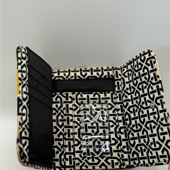 Vera Bradley Black and Yellow Floral Wallet - Picture 3 of 3